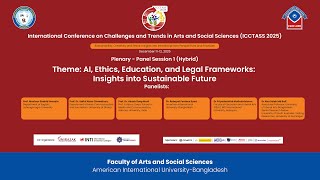 ICCTASS 2025. Plenary - Panel Session 1 (Hybrid)