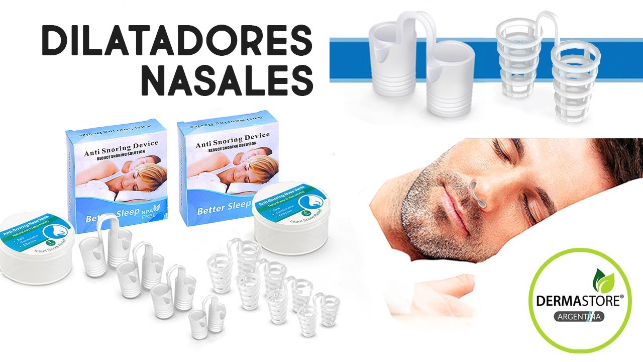 Set de Dilatadores Nasales Anti Ronquido Para Respirar Mejor y No roncar -  DERMASTORE Argentina 