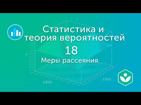 Меры рассеяния (видео 18) | Статистика и теория вероятностей