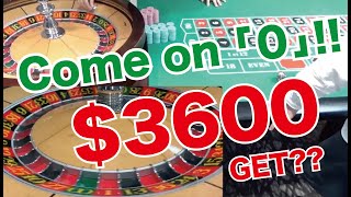【カジノ実践】ルーレット「０」に全賭け！Roulette 【Bet $1000 in one shot！】Come On 「０」！ screenshot 3