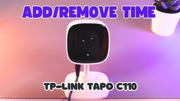 How to Add/Remove Date or Time from Camera Footage on TP-Link Tapo C110 | Simple Steps