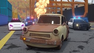 Catching Ace the Lemon Car - Sergeant Cooper the Police Car 2 | Police Chase Videos For Children