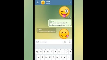 How to send message sending animations Telegram #telegramtips