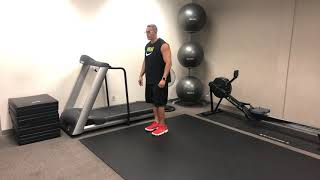 Lat Split Lunge Hops