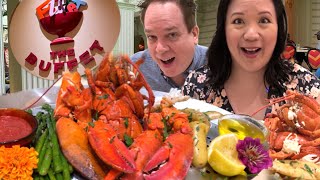 The Wynn Las Vegas BUFFET LOBSTER! All You Can Eat Luxury Seafood Buffet ULTIMATE Lobster Upgrade