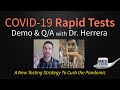 COVID-19 Rapid Tests Demo & Q/A with E25Bio Co-Founder Dr. Herrera (Antigen Daily Quick Tests)