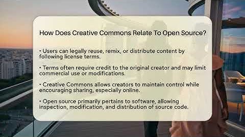 How Does Creative Commons Relate To Open Source? - Everyday-Networking