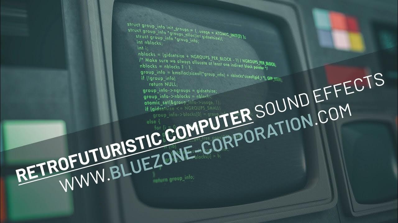 Retrofuturistic Computer Sound Effects Sci Fi Sound Effects Library SciFi Computer SFX Pack