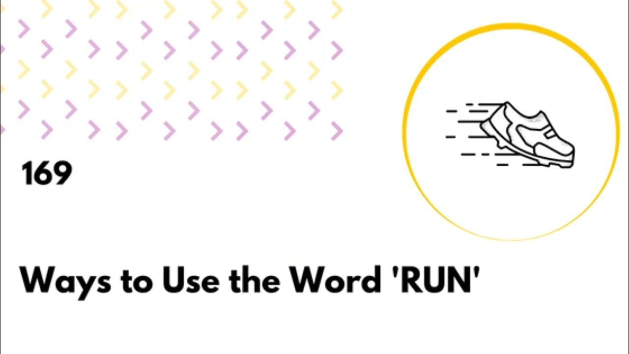 169 10 Ways to Use the Word 'RUN' / Znaczenia słowa 'RUN' YouTube