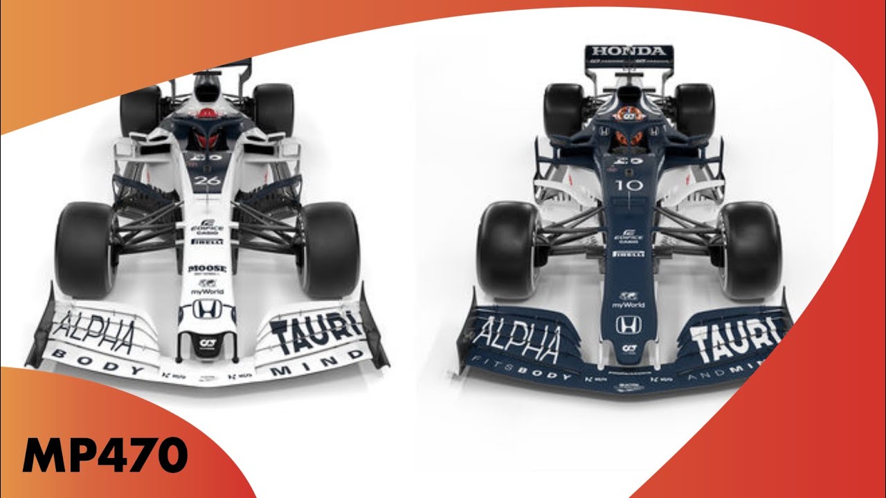 21 F1 Car Analysis Alpha Tauri At02 Youtube