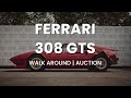 1978 FERRARI 308 GTS l CLASSIC l WALK-AROUND l SALVAGE CRASH DAMAGED VIDEO