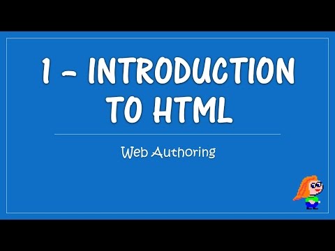 1-Introduction to HTML