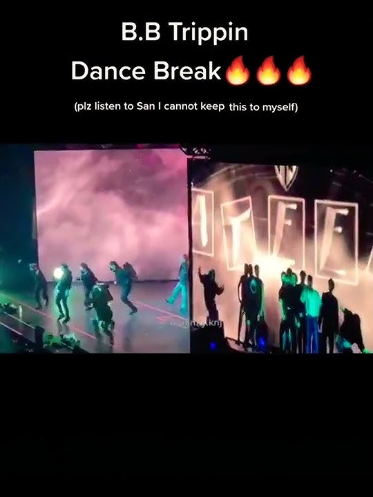 Hear ateez hyping BBTRIPPIN Dance break 🥺
