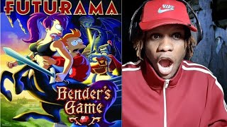 Futurama BENDER'S Game Movie Reaction