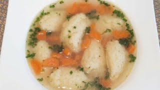 #Вкусный суп с манными клёцками #Delicious soup with semolina dumplings