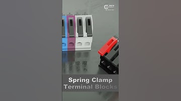 Spring clamp terminal blocks - quick, easy, and secure!