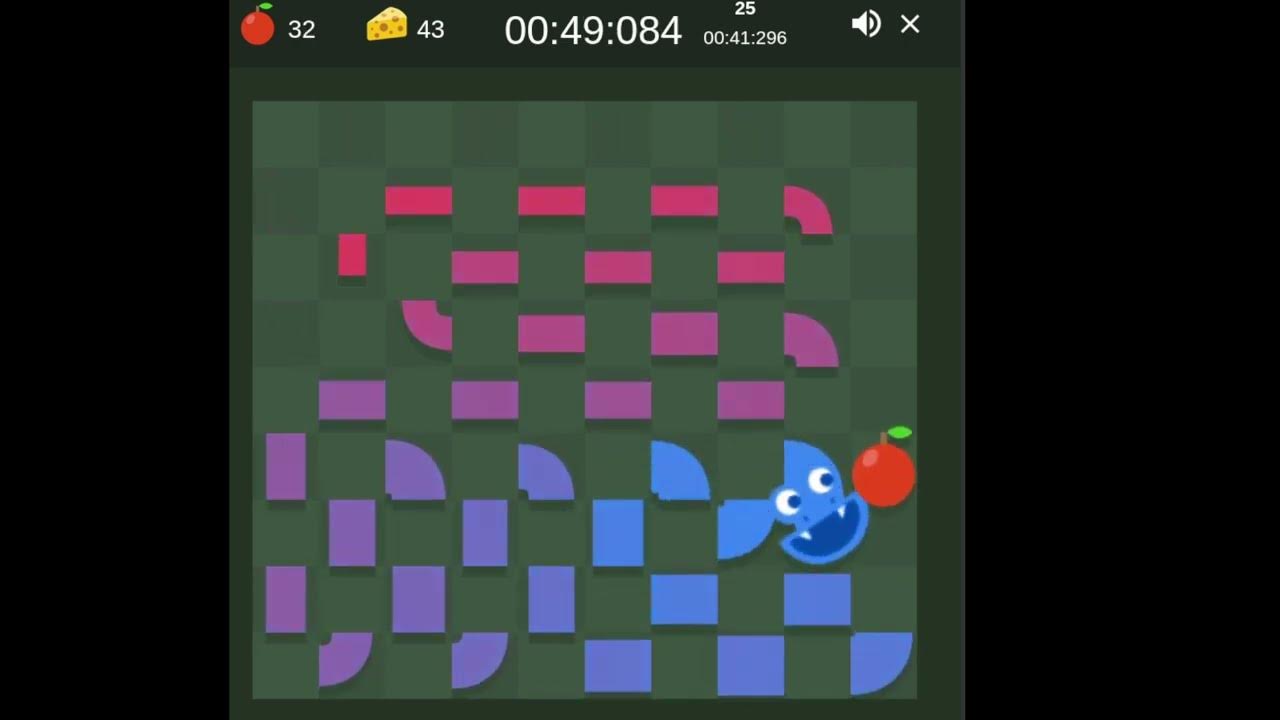 1 SECOND AWAY FROM WORLD RECORD? Google Snake Game 