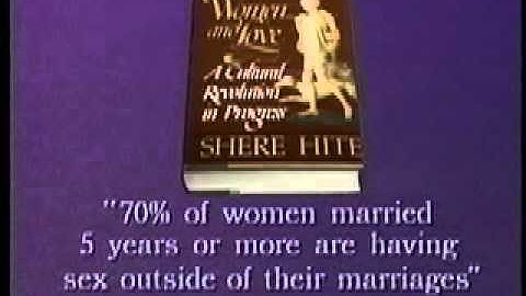 Shere Hite : Voluntary Response Bias