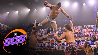 Mansoor, Stallion, Atlas \& Adonis vs. Ever-Rise \& Bollywood Boyz: WWE 205 Live, Feb. 19, 2021