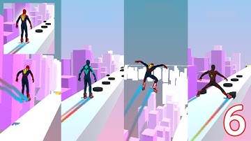 Spiderman Skates: Sky Roller | Part 6 | All Levels Fun Gameplay Walkthrough #shorts