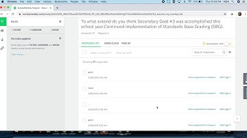 Filter Survey Monkey results Part 1