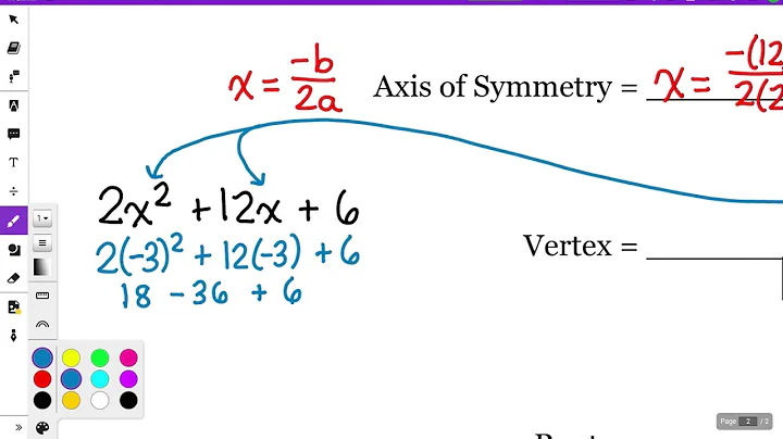 College Prep Algebra - Graphing Quadratics