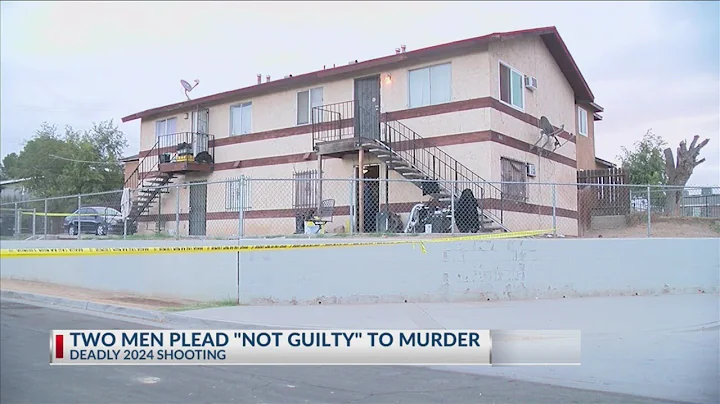 Two men plead "not guilty" in 2024 deadly shooting