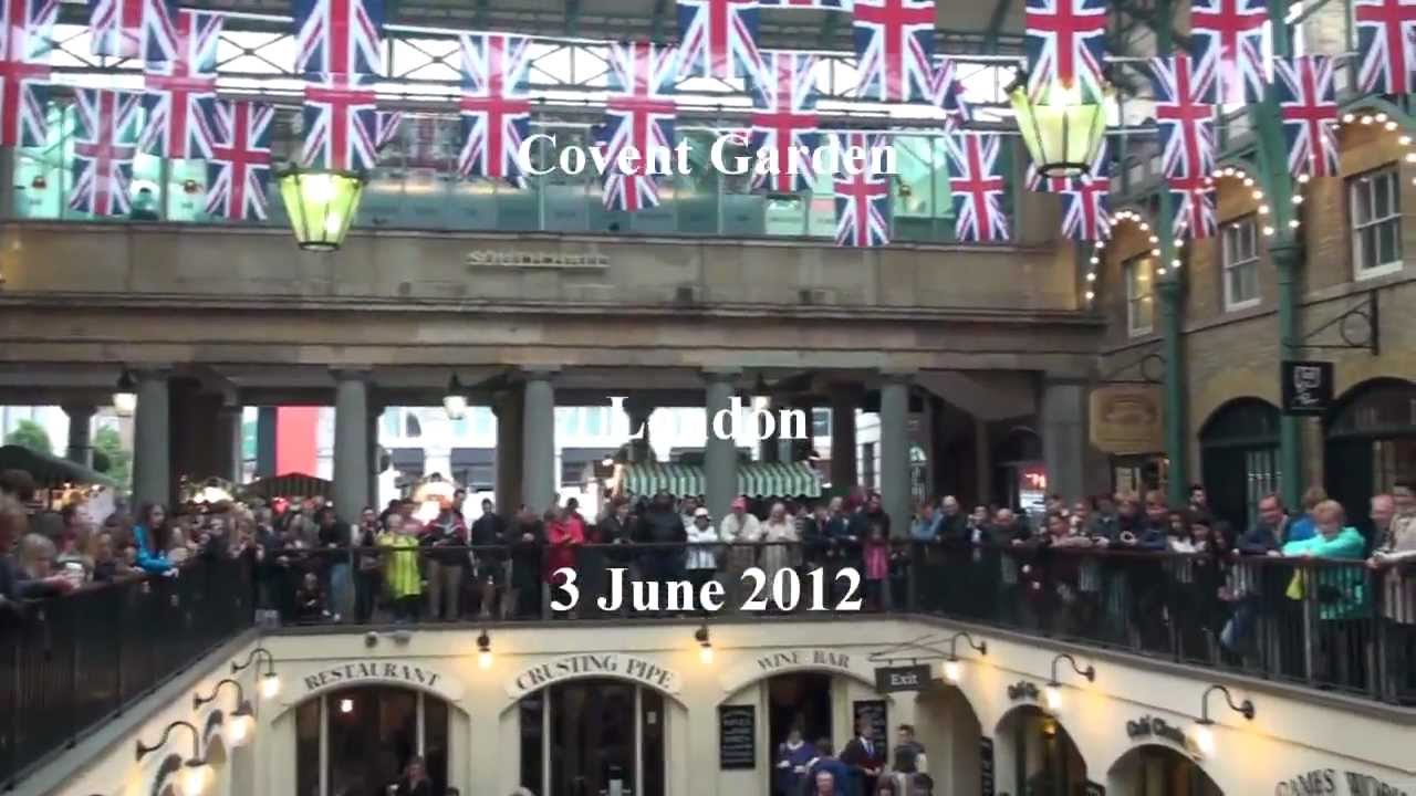 Diamond Jubilee Flotilla Day at Covent Garden