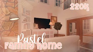 Pastel Family Home! l 220k l Bloxburg Build!