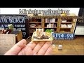 Miniature Cooking #90-ミニチュア料理-『カツサンド&コーンサラダセット Cutlet Sandwich』【ビストロレトロカフェ】 Tiny food Mini food