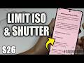 How to Limit Shutter Speed & ISO in Photo Mode on Galaxy S26