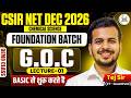 CSIR NET Dec 2026 Chemical Science | CSIR NET Foundation batch GOC Lecture 01 from Basic
