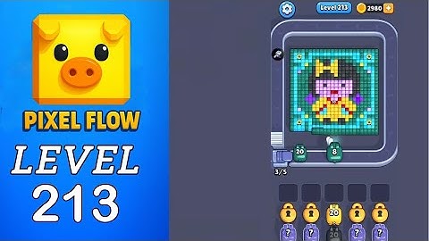 Pixel Flow Level 213 Walkthrough