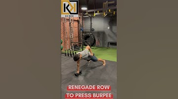 RENEGADE ROW TO PRESS BURPEE   #k2box #RenegadeRowToPressBurpee #k2boxburpee #k2boxdumbbell #burpees