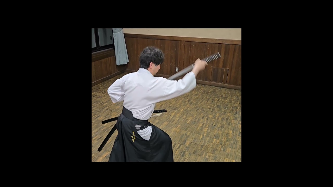 井手師家による立合抜刀術「明暗抜駆大刀事