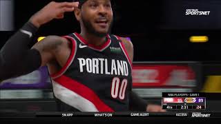 Los Angeles Lakers Vs Portland Trail Blazers Game 1 Last 10 Minutes 8.19.2020