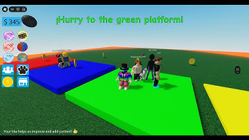 Dont press the button 7 stage #17 Hurry to the (random color) platform