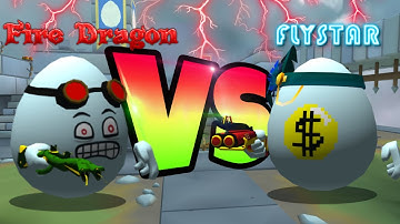 Fire Dragon vs FlyStar | Shell Shockers 1v1