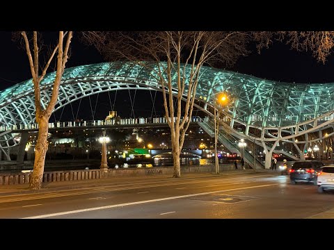 Тбилиси. Мост мира, набережная, Сиони. Огни старого города по просьбе зрителей!