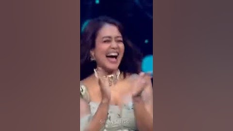 Neha kakkar $ Jackie shroff on tha stage indian idol wattshop Stutas #shortsvideos #youtubeshorts