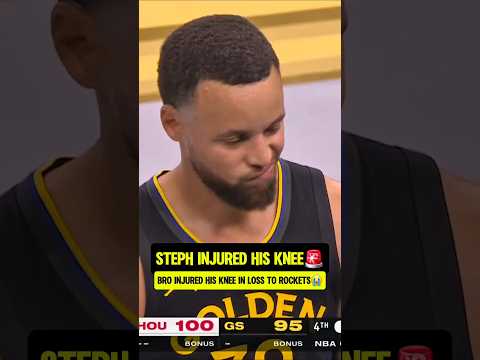 Steph Curry INJURED vs Rockets🚨