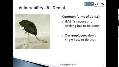 Top Ten Security Vulnerabilities of IBM i Security Configuration