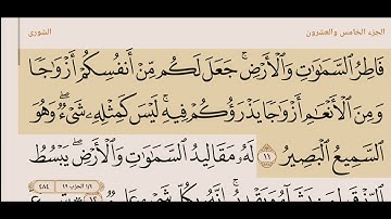 ارح سمعك 😌        ( سورة الشورى )      ___القارئ عبد الرحمن السديس___