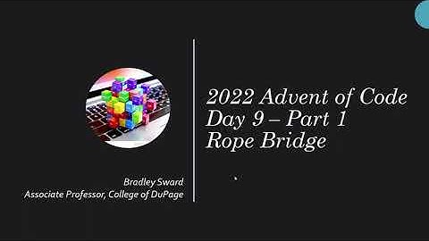 Python Solution - Advent of Code 2022 - Day 09 - Part 1 - Rope Bridge