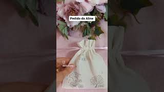 Este foi o pedido da Aline enviado ,bfeito através do meu site http://www.gicaqueborda.com.br