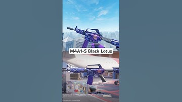 M4A1-S Black Lotus sticker craft with Web Stuck stickers