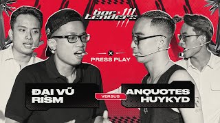 BAR TENDERS event #3 - ĐẠI VŨ x RISM vs. ANQUOTES & HUY KYD - 2vs2 BATTLE RAP