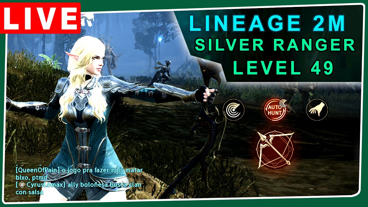 Lineage 2M Bora Jogar um L2 (Archer Lv. 49) Lineage 2 Aden Song 82 YouTube