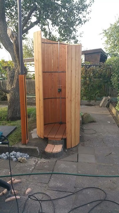 Круглый душ для сада 🚿🏠 - YouTube
