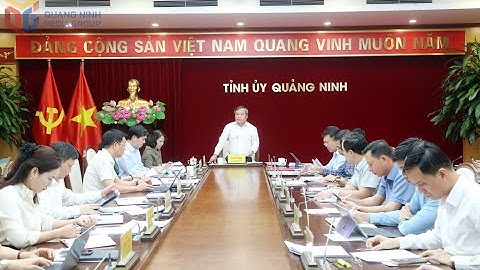 Giao ban Thường trực Tỉnh ủy